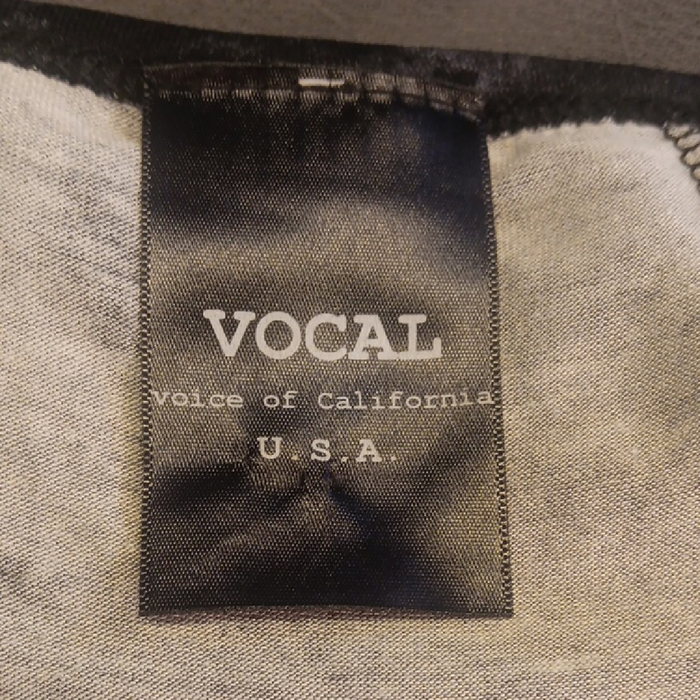 NEW! Vocal Motorcycle Charcoal Graphic Tank Top With Lace Details & Embellished - Picture 9 of 13
